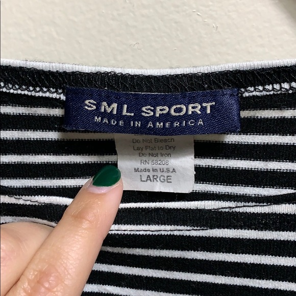 Black & White Striped Tee - Picture 2 of 2